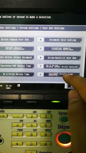 KONICA MINOLTA C280 SETTING SCAN PENDRIVE