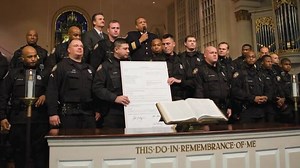 On Sunday, Peachtree recognized our continued partnership with the Atlanta Police Foundation to provide a $100,000 life insurance policy for all sworn Atlanta Police Officers. #PeachtreeLovesATL | Peachtree Church