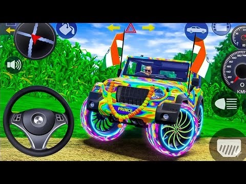 Modified Mahindra Thar😈Games:Indian Red Thar (Gadi Wala Games) Car Game Android Game - #2026