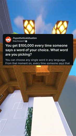 $100,000 every time someone says a word of your choice...