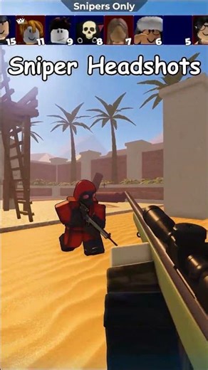 sniper headshots | roblox arsenal