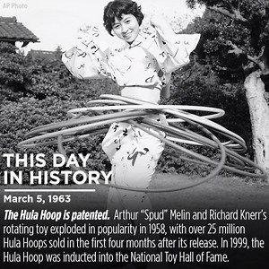 140K views | The Hula Hoop was patented on this day in 1963. | On The Red Carpet | Facebook