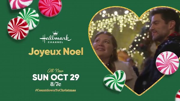 14K views · 604 reactions | The search for the love story behind a painting may end up inspiring a new one tonight at 8/7c in the all new "Joyeux Noel," starring Jaicy Elliott and Brant Daugherty! Featuring music by Mathieu Boogaerts.  | Hallmark Channel | Facebook