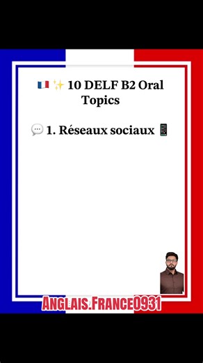 Part-2 10 DELF B2 Production Orale topics ready for you #DELFB2 #ProductionOrale #LearnFrench #FrenchExam #DELFPreparation