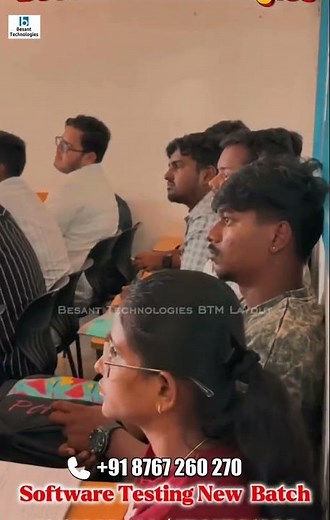 Software Testing Course in Bangalore | Besant Technologies | New Batch Started