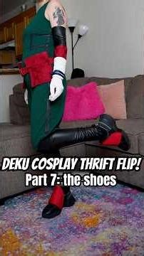 ⚠️ PART 7: we are in the home stretch on my new cosplay! ⚠️ #myheroacademia #thriftflip #dekucosplay