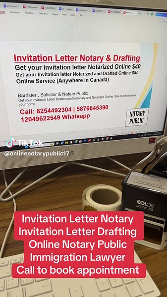 Online Notary and Drafting Services in Canada