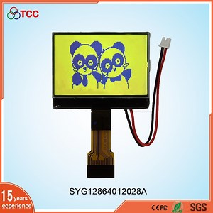 [Hot Item] Industrial 128*64 Graphic Dots Intelligent LCD Display Module St7565r Controller Panel LED White Backlight 128X64 Cog LCD Screen