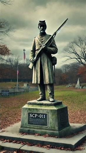 SCP-011: รูปปั้นทหารยาม (Sentient Civil War Memorial) #horror #scpfundation