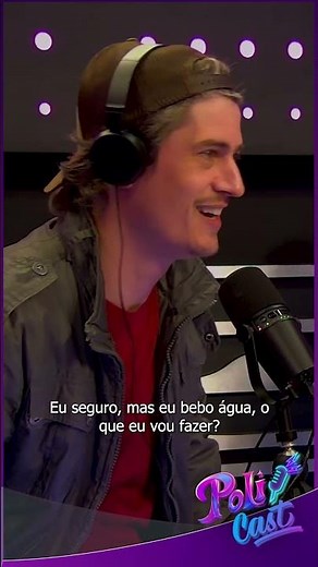 Os dois se explanando 😂 O PoliCast com Gabi Saadi e Pedro Lemos já está no ar!