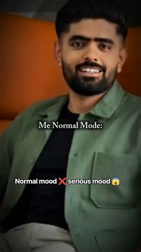 Normal 😐 → Serious 🥶🔥Babar hits different 👑#BabarAzam #BabarEdit #Cricket #Trending #Viral