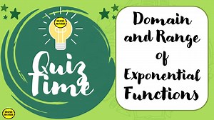DAY 87 || QUIZ TIME - GEN MATH || DOMAIN AND RANGE OF EXPONENTIAL FUNCTIONS | WOW MATH | Facebook
