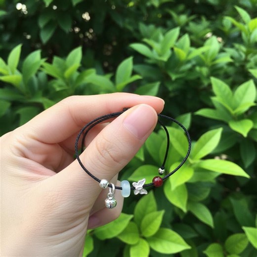 Lucky Red String Butterfly Bracelet, Crystal Bell Charm Bracelet, Couple Friendship Bracelet, Cute Adjustable Gift for Women Men - Etsy