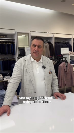 J make me an outfit, my friend’s getting married and my ex is going to be there! • • #luxury #suits #clothingboutique #canali