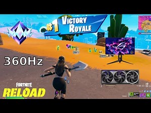 5080 + 14900K 360 Hz | Fortnite Reload Solos | High Kill Gameplay