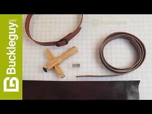 How to Make Leather Belt and Bag Straps with a Strap Cutter