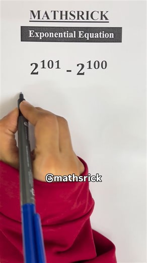 Mathsrick on Instagram: "Exponential Equations 📚✅"