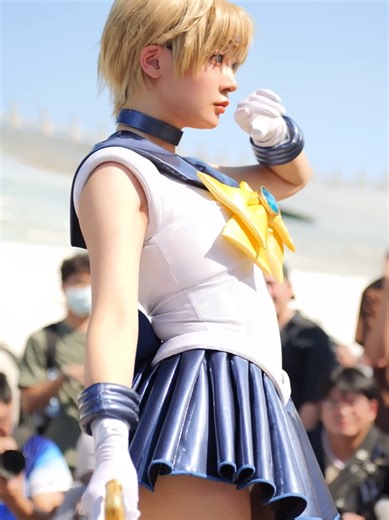 Sailor Uranus Cosplay profesional ✨ #asiaticas🤤 #japanmodel #asiaticaskawaii #cosplaysailoruranus #cosplaymodel