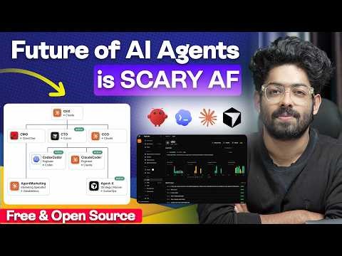 This Setup Runs 69 AI Agents While I Sleep & Manages The Company | Paperclip Tutorial