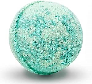 Bubbly Belle Bath Bombs with Surprise Rings Inside, 6oz Bath Fizzies with Essential Oils, Coconut Oil, Kaolin Clay, Epsom Salts, Massage