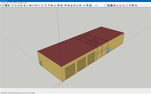 Building Energy Modeling in OpenStudio - SketchUp-1