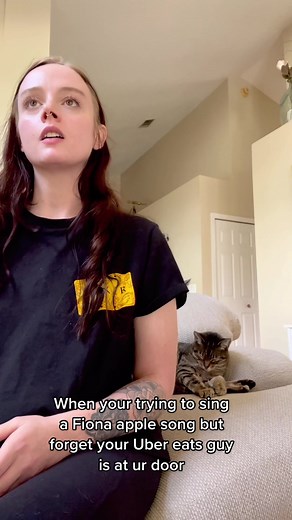 Singing a song cover of across the universe by Fiona apple but forget your Uber eats guy is at your door oof #fionaapple #mcdonalds #songcover