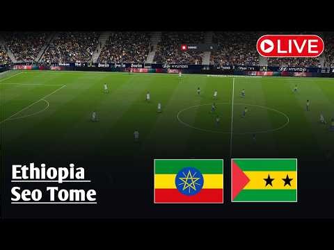 LIVE: Sao Tome Principe vs Ethiopia | Africa Cup Of Nations Qualifiers | Watch efootball Gameplay