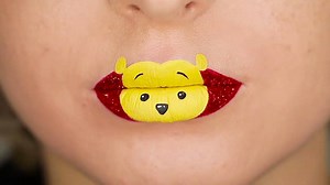 77K views · 989 reactions | Disney Style's Winnie the Pooh lip art is the stuff and fluff of makeup dreams! #WinnieThePoohMonth | Disney India | Facebook