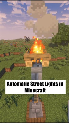 I Built Automatic Night Lighting in Minecraft 🌙 | City Build