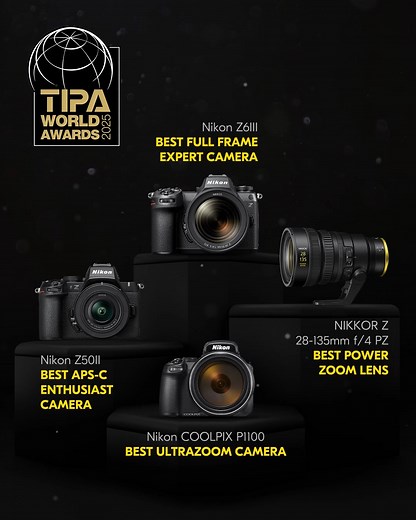 586 reactions · 23 shares | Nikon zooms into victory at the TIPA...