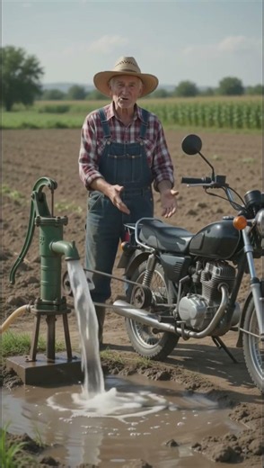 Amazing Motorcycle Powered Water Pump Jugaad! 🚜💧