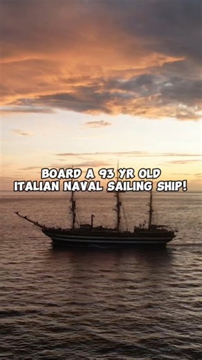 ⛵️ Explore the Iconic Amerigo Vespucci - a 93-year-old Italian naval...
