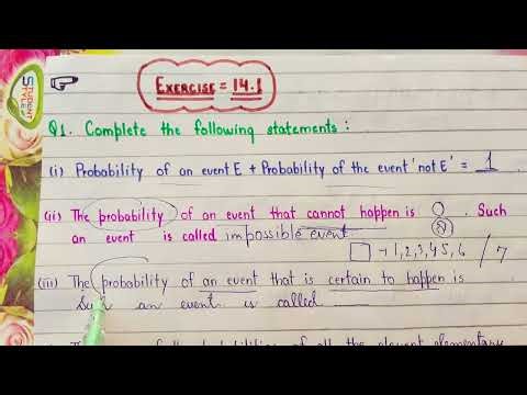 Exercise 14.1 | Class 10 Maths | Chapter 14 | Probability | Ncert | Cbse | Mda classes