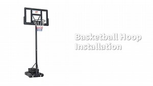 GOPLUS Adjustable Basketball Hoop System Installation Guide