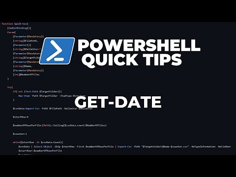 PowerShell Quick Tips : Get-Date