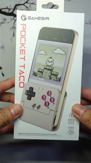 Your Phone Is Now A Gameboy!!!! 8BitDo Pocket Taco Mobile Controller Unboxing
