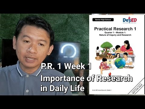 Practical Research 1 | Quarter 1 Week 1 | Grade 11 Senior High School