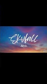 Adele-Skyfall(lyrics)#adele #7clouds #music #popmusic #song #lyrics #trending #popsong #skyfall #abd