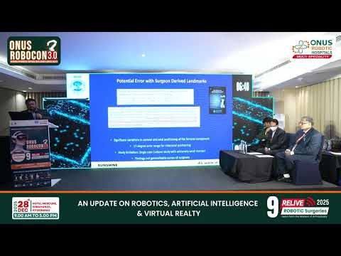 ROBOCON 3.0 | Expert Talk by Dr. Kishore Karumuri | Images vs Imageless Robotic TKA