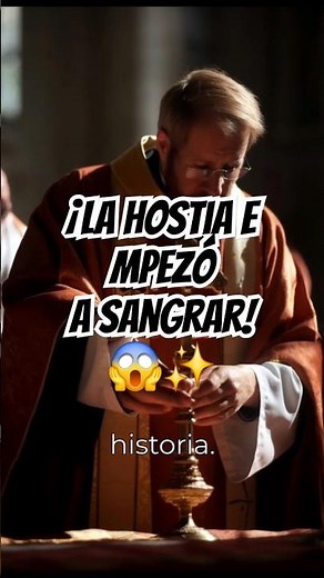 El Milagro IMPOSIBLE de la Hostia Sangrante 😱✨ #Milagro #Eucaristía #Fe