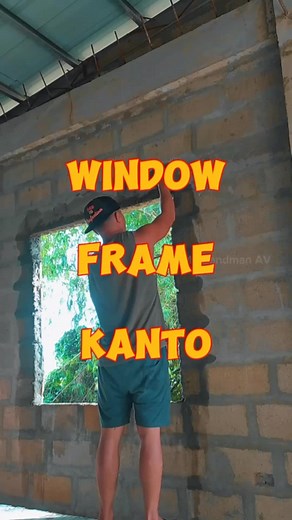 Embracing DIY magic with concrete window frames! 🪟 #DIYGoals #CreativeCrafting #diy #Concrete #MrSandmanAV