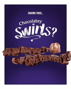 Twirl your way into a relaxing evening 🌀with delicious chocolate swirls and curls covered in Cadbury Dairy Milk chocolate. | Cadbury Dairy Milk