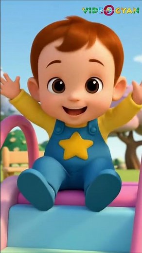 Counting On Slide | Baby Ronnie Learning Shorts | Cartoon Animation For Kids #youtubeshorts #cartoon