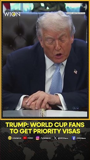 Trump Announces Fast-Track Visas for 2026 World Cup Ticket Holders | WION