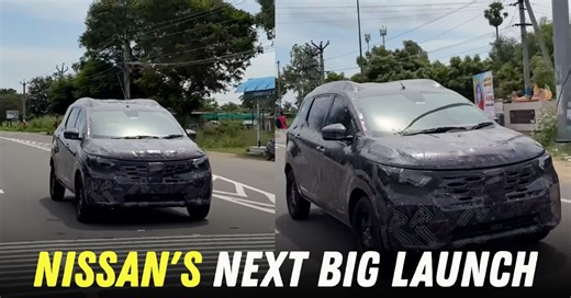 Nissan's Renault Triber-Based MPV Spied Testing; On Video For The First Time