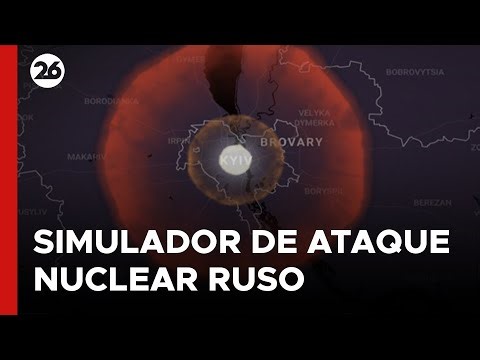 🚨 El simulador de un 𝗔𝗧𝗔𝗤𝗨𝗘 𝗡𝗨𝗖𝗟𝗘𝗔𝗥 𝗥𝗨𝗦𝗢 contra la 𝗢𝗧𝗔𝗡