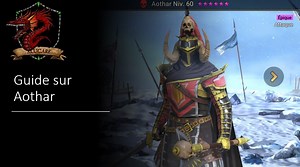 Guide sur Aothar artefact et maîtrise