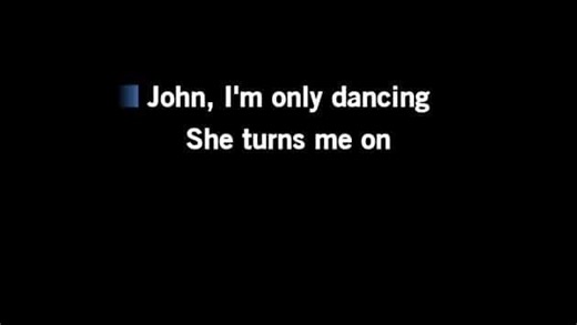 Karaoke John, I'm Only Dancing - David Bowie - CDG, MP4, KFN - Karaoke Version