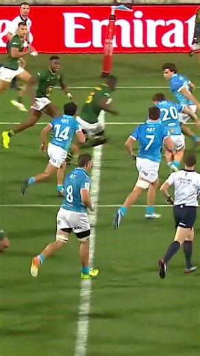 KHOSA dives in for his THIRD - Baby Boks vs Uruguay #rugby #shorts