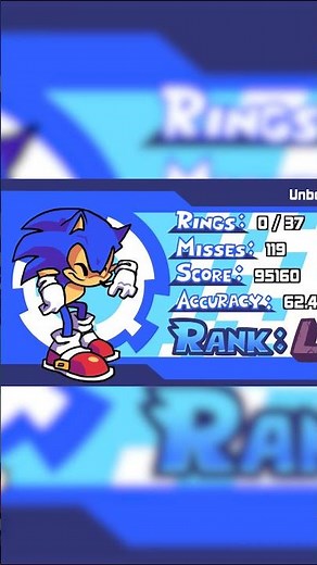 LOSS Results Screen | Sonic The Funk 😱 [FNF]
